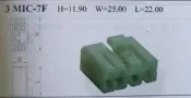 {KHS} Impreza GC8尾燈 用 7孔 118 型非防水母端連接器 +母端端子