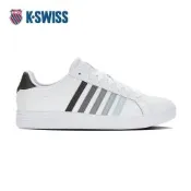 K-SWISS 經典休閒鞋 COURT TIEBREAK 五條線 男鞋 白黑漸層色 07011-938-M