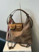 全球選品1館 生活百貨 包包韓國小眾大容量單肩包簡約百搭時尚撞色新款女士斜後背包單肩包