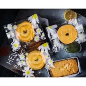 《U貝》清亮透明 花朵雛菊機封袋 餅乾 牛軋糖 馬卡龍 雪Q餅 一口酥 曲奇 雪花酥🍬亮面雛菊A015