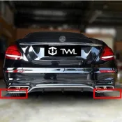 台灣之光 全新 W213 AMG E63 款 後保桿 後保 後桿 鍍鉻 下巴飾條 後保飾條 E200 E250 E43