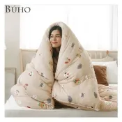 【BUHO 布歐】韓系絲滑綿綿奶泡被2.5kg-雙人6x7尺/棉被/四季被(多款任選)