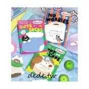 (店+)【德德小品集】便利貼 小乖 小狗蛋糕 童趣襪襪 快樂無限 圍巾脖貓 草莓腦袋 沒有煩惱 可愛 設計 貓咪 狗狗 生活