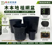 【花園夢想家】木本地植網盆 4寸 8寸 1尺  氣切盆 移植盆 地植盆｜控根盆｜透氣栽培盆｜果樹育苗盆｜假植盆｜樹苗盆