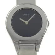【DOKODEMO】Gucci GUCCI 6700L 不鏽鋼黑色石英模擬顯示黑色錶盤女士腕錶 [二手]