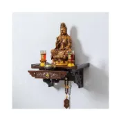 (店+)掛壁式神桌 神明桌 壁掛佛桌 祖先桌 佛龕 神龕 壁掛式供臺家用置物架小型香案家用神位桌懸掛財神爺關公供奉桌