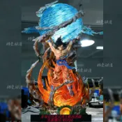 愛尚購物 {可刷卡 打統編}七龍珠手辦 獵手超級元氣彈悟空 超級賽亞人模型擺件送朋友禮物