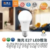 新年贈好禮 舞光 LED 燈泡 3W 7W 10W 12W 16W  E27 燈泡 全電壓球泡  LED 燈泡 保固二年