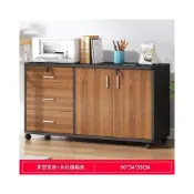 (店+)帶輪檔案櫃 建議放置於桌下 現代簡約儲物櫃 帶鎖抽屜櫃 移動式收納櫃