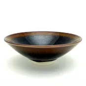 曜變茶金兔毫天目特大斗笠茶碗 | 極品手工 匠心燒製 茶道收藏首
