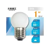 愛樂購 【太星電工MAXSTAR】ANB536四季光LED 1W E27燈泡 1入裝(白光/暖白光/琥珀光).