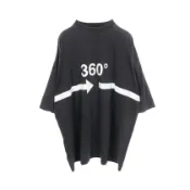 【DOKODEMO】【二手】BALENCIAGA) TUBULAR 短袖T卹，做舊棉質，男款，二手 B
