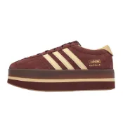 adidas 愛迪達 休閒鞋 Gazelle Stack W 女鞋 酒紅 金標 麂皮 膠底 厚底 增高 JS3928