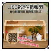 寵物專用 USB散熱風扇/ 單面安全網**8cm&12cm可選黃金鼠/銀狐/老公公/線鼠/布丁鼠/蘆丁雞