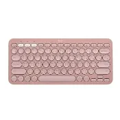 【Logitech 羅技】K380s 跨平台藍牙鍵盤(玫瑰粉)