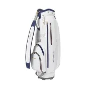 【TaylorMade】日系TJ323 女用 輕量高爾夫球桿袋 M13881(女用 8.5吋 白色 氣質桿袋)