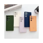 (店+)【iPhone殼套/三星保護殼套】 適用三星原廠S23Ultra液態矽膠手機殼S23全包邊保護後殼S23+套