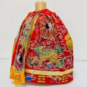 【古德】紅八卦衣 麒麟 劍帶繡龍 八卦衣 微凸繡 清水祖師 張天師 呂先祖 南斗星君 三清道祖 太上老君 法主公 尚