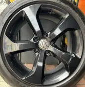 福斯 原厰17吋鋁圈含胎 VW Golf GTI Passat Touran Tiguan Caddy T4 Skoda