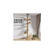 (店+)下單備註高度/頂天立地通天柱 貓抓柱 貓爬架 寵物樓梯 貓窩 太空艙 貓抓板 貓跳台 實木通天柱 貓別墅 貓玩具