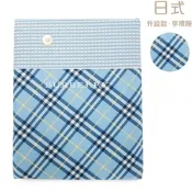 BURBERRY 巴寶莉  經典斜格紋棉質單人被套-(淺藍色)