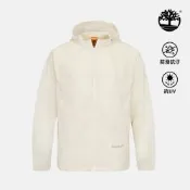 Timberland官方旗艦 中性白色防潑水可收納防曬外套|0YHFGCM9