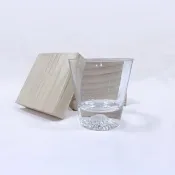 附木盒 精緻客製化威士忌杯 雪山杯 富士山杯 玻璃杯  雷射雕刻