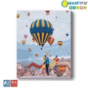 (店+)【Manto】台灣製DIY數字油畫-凝愛在卡帕多奇亞超取專用大小