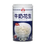 名屋 嚴選牛奶花生320g x 6【萬家福】【防災必備】