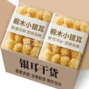 椴木小銀耳 古田新鮮無薰硫白木耳 糯耳蓮子百合 銀耳羹 口感稠糯 可煲湯