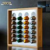 KENS生活家具 公司貨 免運 咖啡收納架 膠囊收納架 茶包收納架 適用於Nespresso奈斯派索膠囊咖啡架48粒雙面可放展示收納置物架新品特價 售後保障 特惠/店長推薦 全館八折 可開發票 5k1013