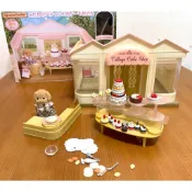 日本 EPOCH 森林家族 (Sylvanian Family) 貴賓狗媽媽 森林蛋糕屋 森林蛋糕店 甜蜜甜點師家具組