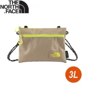 悠遊山水戶外生活館 【The North Face 美國 X-PAC 單肩包《卡其/螢光黃》】8DJQG1A/登山/側背包/腰包/休閒包/郵差包