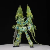 星動 HG 1/144 GFT台場限定彩透色 菲尼克斯 金鳳凰 NT 獨角獸3號機 毀滅模式 送支架 劇場版 HGUC