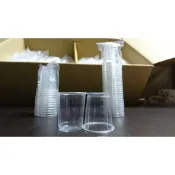 塑膠量杯一條12個 刻度30ml  一次性/漱口杯/迷你杯/藥杯/免洗杯/量杯/批發/試喝杯 拋棄量杯