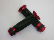 (紅色) CNC 鋁合金 機槍款 平衡端子手把套 握把套 把手套 豪邁 奔騰 COIN OZ RAY GT JET