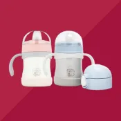 (店+)【THERMOS 膳魔師】兒童保溫杯｜TKFA 200S 手把水杯 吸管水杯 304不鏽鋼杯 防滑易握 安全材質 保冷 兒童杯 幼兒保溫瓶 禮盒款