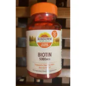 現貨！保證正品公司貨！效期2027/10，Sundown日落恩賜 生物素5000mcg+鈣膠囊(60粒/瓶)