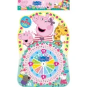【東東玩具城】《 Peppa Pig 》 粉紅豬小妹 轉轉學時鐘