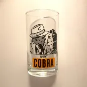 1980s 日本 昭和 三得利 COBRA 威士忌 玻璃杯 水杯 復古