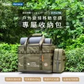 第四空間 Cybertake 戶外變頻移動空調收納包-軍綠色 露營空調收納包YKK 拉鍊收納包 戶外旅行收納包30升空調收納袋 露營多功能收納包 軍事風戶外收納 耐磨抗撕裂大容量收納收納袋