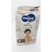 (店+)【尋寶趣嚴選】Natural Moony 滿意寶寶日本版 頂級有機棉黏貼型尿布 M 6~11kg現貨