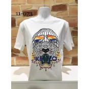 高雄凡賽斯歐洲精品 KENZO 高田賢三 胸前字體 滑雪老虎頭 虎頭 白色 童版 短T/T-SHIRT
