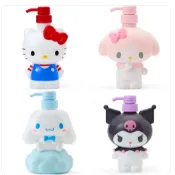 4款 日本三麗鷗 沐浴乳瓶子 洗澡罐子 美樂蒂 Hello Kitty 大耳狗 酷洛米 洗手乳罐 居家禮物 超可愛