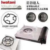 【Iwatani岩谷】豪華省能源內焰卡式爐-日本製-搭贈多爪式鑄鐵爐架 (CB-EPR-1+爐架1入)