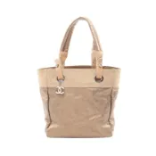 【DOKODEMO】【二手】香奈兒 (Chanel) CHANEL 托特包 Paris Biarritz PM A34208 金色 PVC 塗層帆布皮革 Paris Biarritz 托特包 PM 女士二手 B