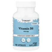 【iHerb】Vitacost, Vitamin B6, 100 mg, 100 Capsules