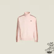 (店+)【adidas 愛迪達】［Siou's］Originals男女款 草莓牛奶 FIREBIRD 運動休閒 立領防風外套-KQ9497 