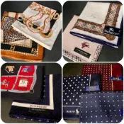 Y0109 日本製 日本手帕 POLO Celine Burberry HM NINA 芬迪 手帕 手巾 領巾 方巾