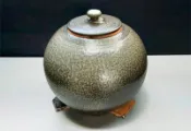 【台灣禮品館】林映汝 結華 晶鑽柴燒大茶倉 茶葉罐